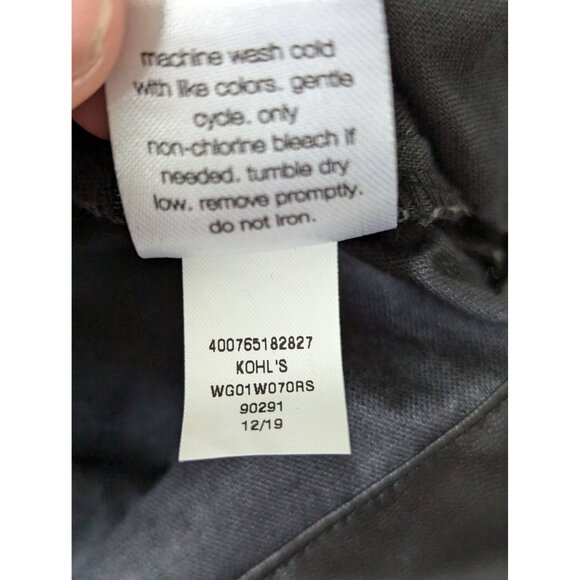 Elizabeth and James Vegan Leather High Waisted Paperbag Shorts Size 12 - Picture 7 of 7